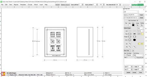 electrical panel drawing software